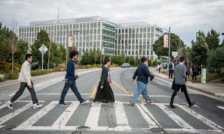 The Magic of Discovery - children crossing the street