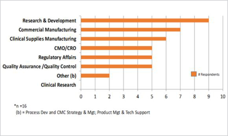 Figure 4. Functions in scope of knowledge management initiative (n = 16)