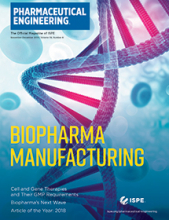 Pharmaceutical Engineering November / December 2019 Cover