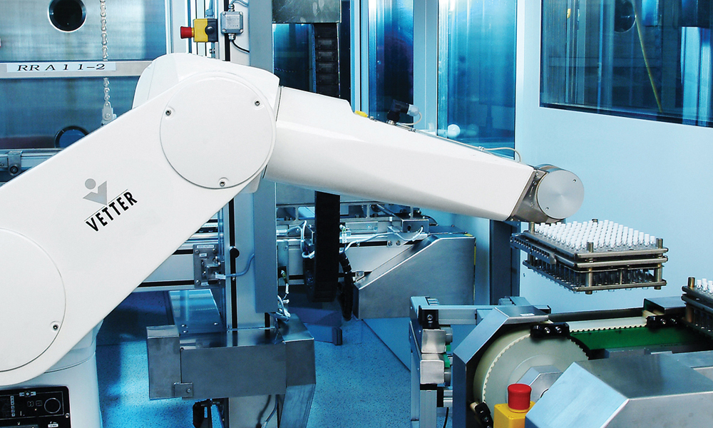 Aseptic  processing robotics banner